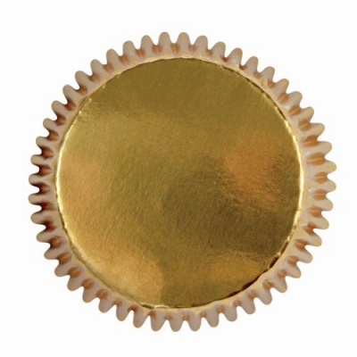 Mini Formas CupCake  Ouro, Pk/45