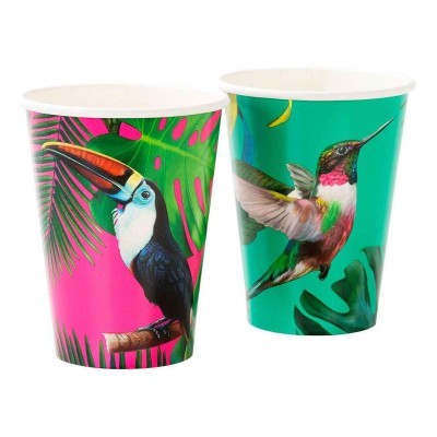 Copos Grandes Tropical Fiesta Bright,pk/12