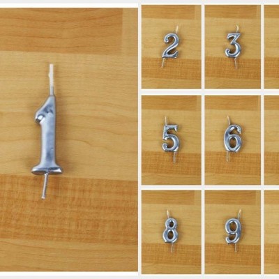 Vela Artesanal Prateada