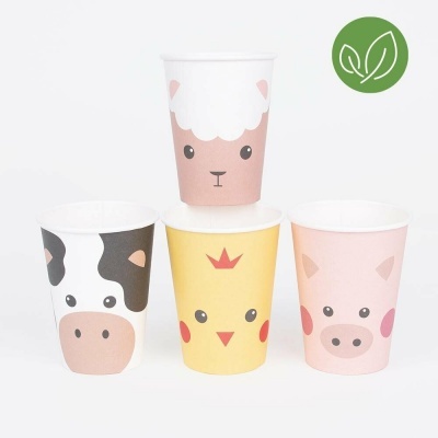 Copos Mini Farm, pk/8