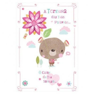 Postal A ternura das tuas palavras