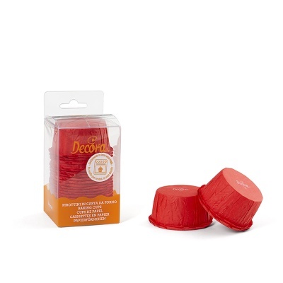 Formas CupCake Ruffled Red, pk/25