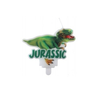 Vela Dinossauro, 8cm