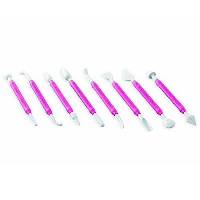 Estecas Rosa Fushia 8pc