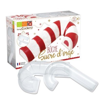 Molde Yulu Log Candy Cane