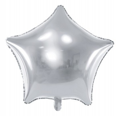 Balão Estrela 48cm - Silver