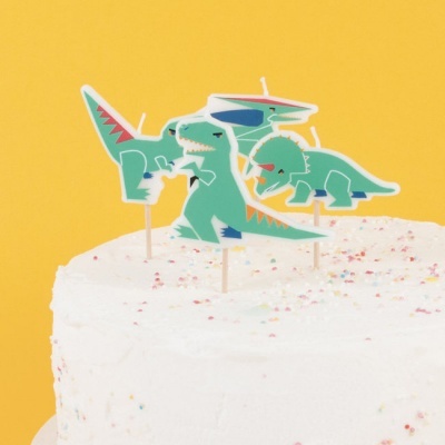 Velas Dinossauros,pk/5