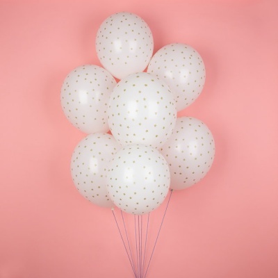 Balões Golden Stars, pk/5