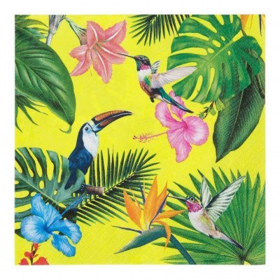 Guardanapos Tropical Fiesta Bright,pk/20