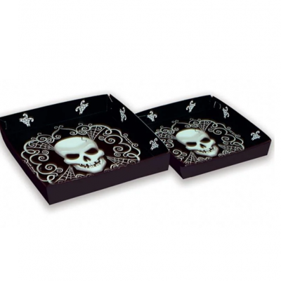 Pratos Servir Fright night, Pk/4