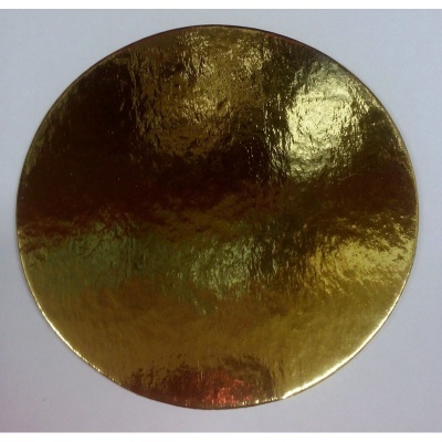 Base Cartão Lisa Ouro - 20 cm