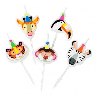 Velas Party Animals,pk/5