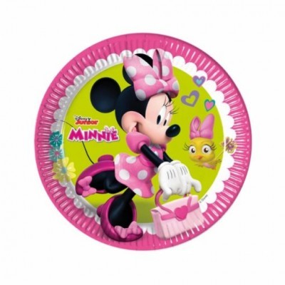 Pratos  Minnie Helpers 23cm,pk/8
