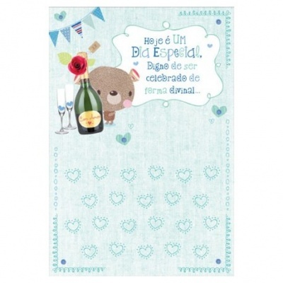 Postal  Hoje é um dia Especial(…)