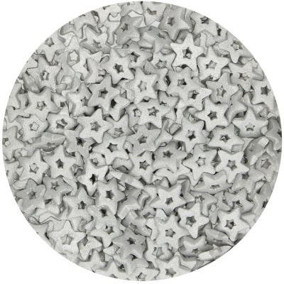 SprinKles Estrelas Abertas Prateadas, 55gr
