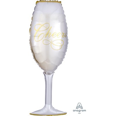 Balão SShape Champagne Glass,35x95cm
