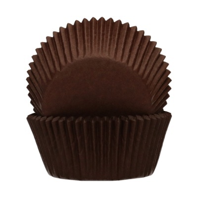 Formas Cupcake Castanho, pk/48