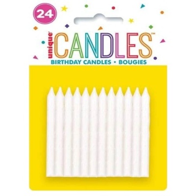 Velas Irridescent Glitter Spiral, pk/24