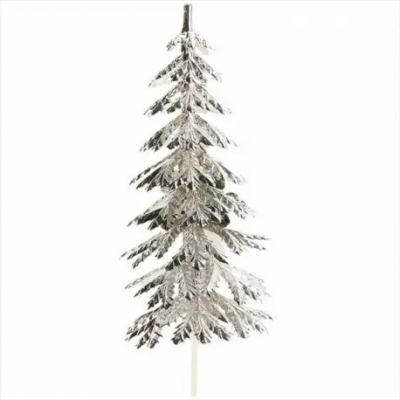 Decoração Pinheiro Prateado