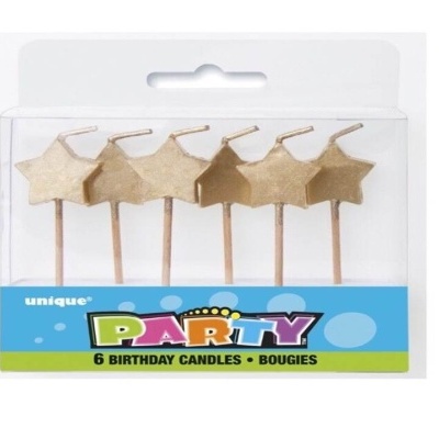 Velas Gold Star, pk/6