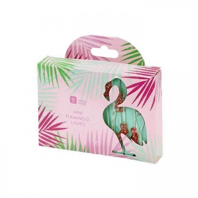 Luzes Flamingo Arame Prata