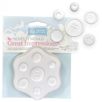 Molde Silicone Botões