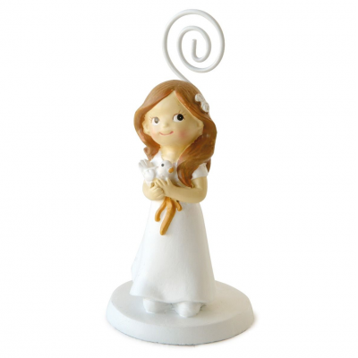 Porta Foto Menina Pomba