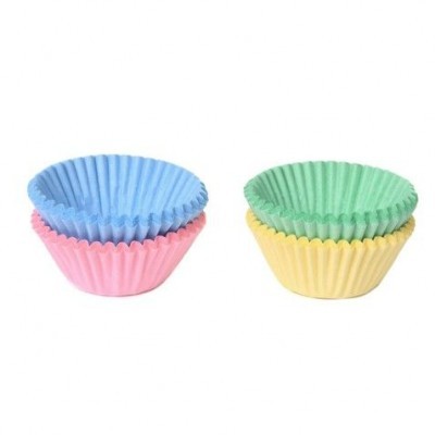 Formas Mini CupCake Pastel,pk/100