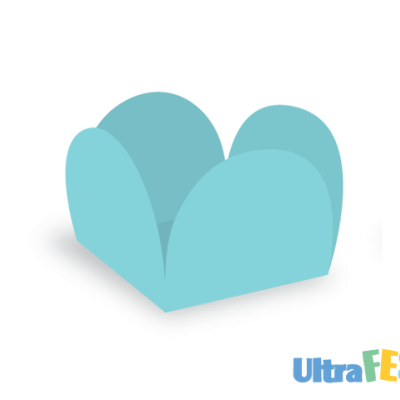 Caixa Papel Azul Tifanny, pk/50