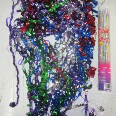 Lança Confettis Serpentinas Multicolor