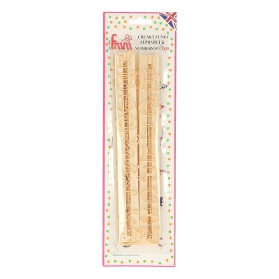 Cortador Alfabeto Chunky Funky Maisculas