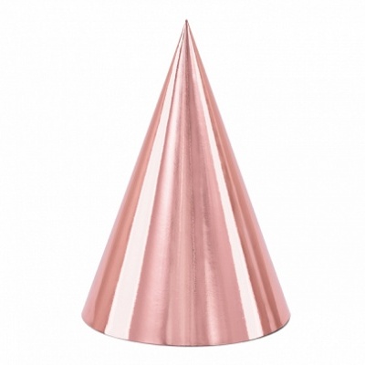 Chapeus Cone  Rose Gold, pk/6