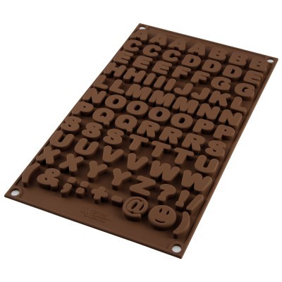 Molde Silicone Chocolate ABC