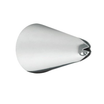 bico de pasteleiro em aço inoxidável com corte em V