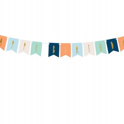 Banner Bandeiras  Happy Birthday