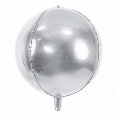 Balão Bola 40 cm - Silver