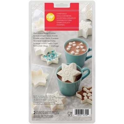 Molde Choco 3D Floco Neve - 2 Partes