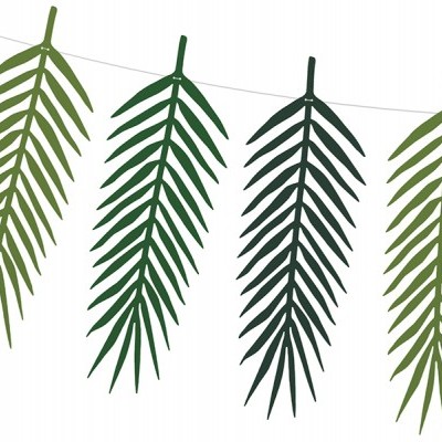 Guirlanda Aloha Tropical Leaves