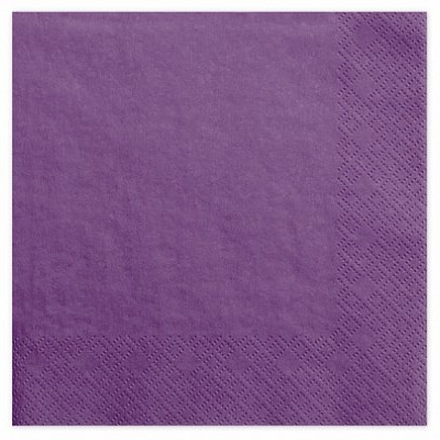 Guardanapos Purple, 40x40cm,pk/20