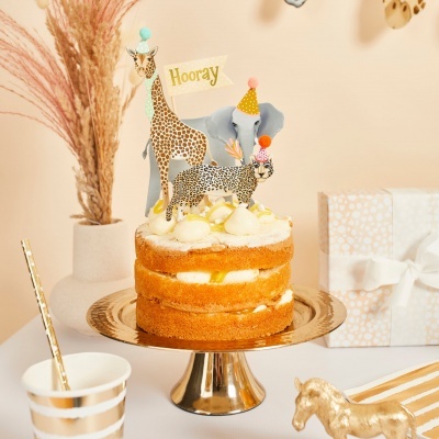 Cake Topper Party Animal, pk/4