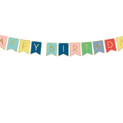 Banner Happy Birthday Mix