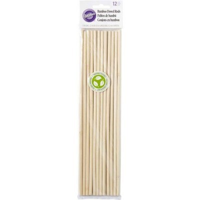 Bamboo Dowel Rods, Set 12