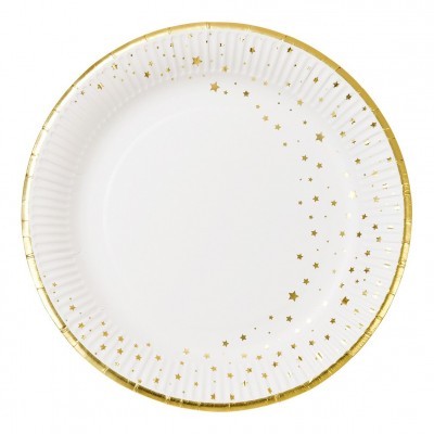 Pratos Estrelas Douradas. pk/12