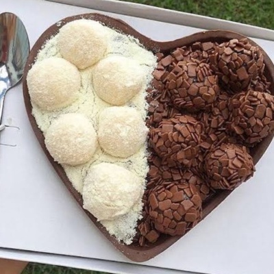 Forma Chocolate Especial 3 Partes - Coração 500gr