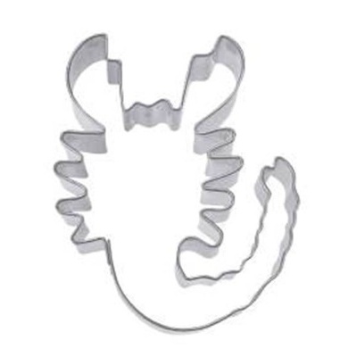 Formador de bolachas metálico em forma de gato