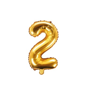 Balão dourado número 2