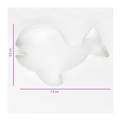 Cortador Baleia 7,5 cm