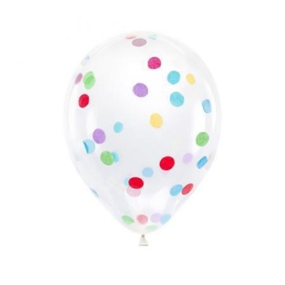 Confetti balloons- circles, 30cm, mix