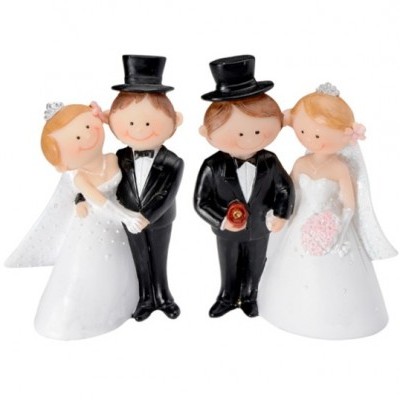 Topo Bolo Bride & Groom