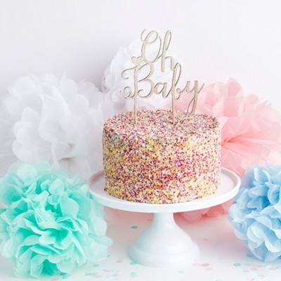 Cake Topper Madeira Oh Baby !